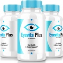 (3 Pack) Eyevita Plus - Supporto completo per la vostra vista, Eyevita Plus Advanced Eye Nutrition, Vitamine Occhiali, Tutti Natural Eye Health Formula, Eye Vita Plus Multivitamin Recensioni (180 capsule)