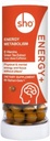SHO Energy+ Vegan Energy & Focus Suppléments 60 Pills-Matcha Extract, Complexe complexe de vitamine B méthylé B et Booster d'énergie naturelle caféine pour les hommes et les femmes sans crash et jitters, bouteille de recharge