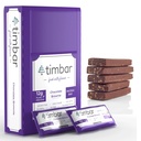 timbar Protein Bars 12 Packs 12g Protéines et 9g Fibres Plant Based- Energy & Nut Bars.