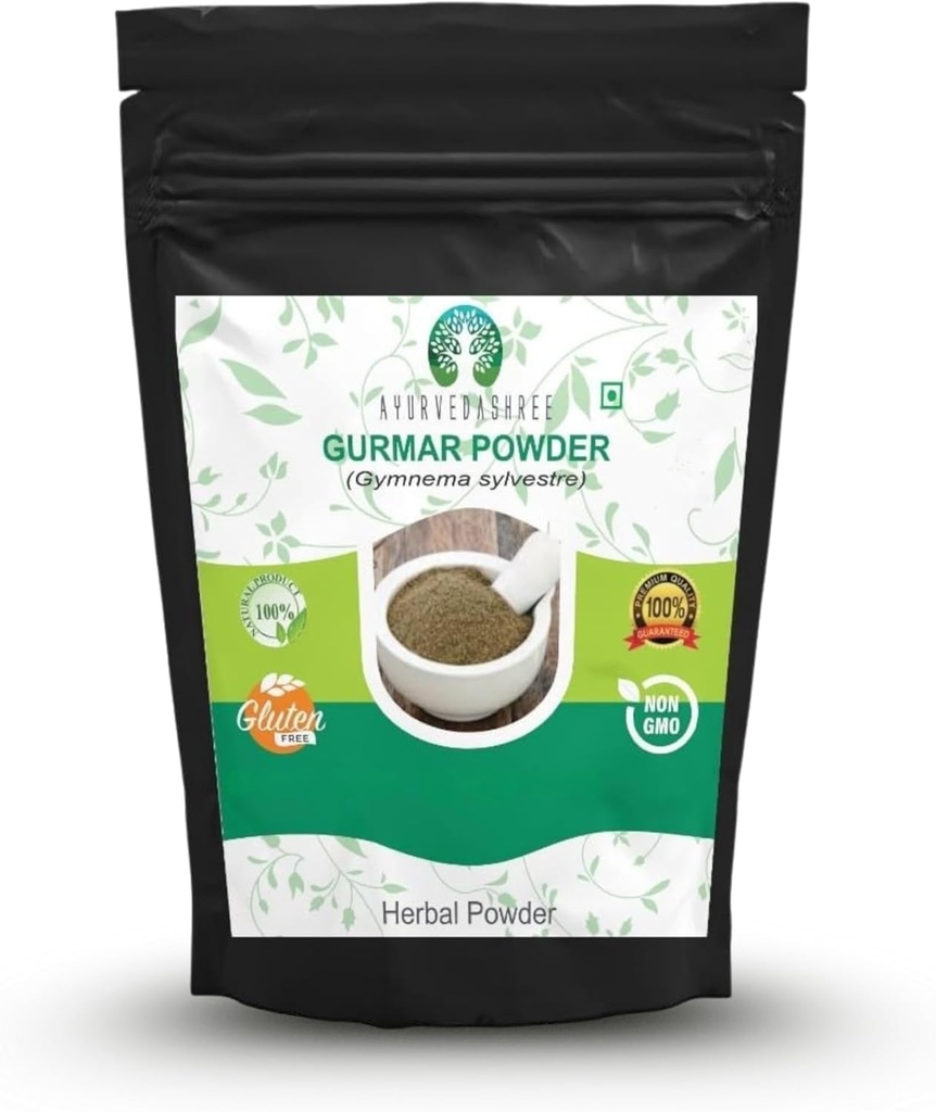 Gymnema Sylvestre Leaf Powder 100 Gm I Gurmar Powder I Non OGM I Gluten-Free, Vegetariano