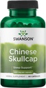 Swanson Chinese Skullcap - Kräuter-Ergänzung Förderung Entspannung & Schlaf-Unterstützung - Flavonoid-Formel, um Nerves zu beruhigen - (90 Kapseln, 400mg Jeder)
