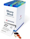 Persona Nutrition Sharp Mind Vitamin Pack for Mental Clarity & Focus (28 Pack) – Inklusive Ginkgo Biloba, Omega 3 mit Turmeric & Brain Support Blend