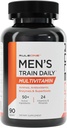 Regola 1 R1 Treno Uomo Quotidiano - 90 Tavole - Sport Multivitamin con Aminos, Antiossidanti, Enzymes & Superfoods - 30 Serve