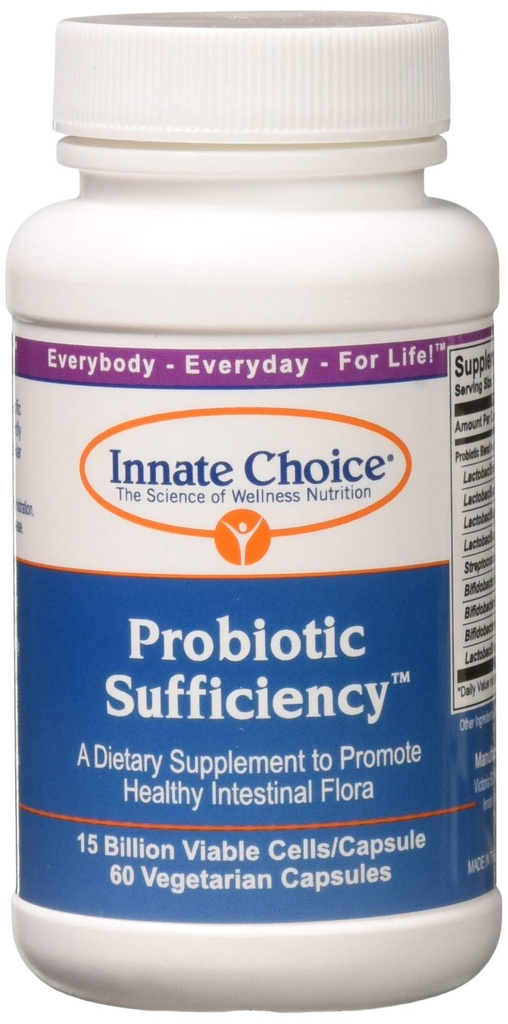 Sufficienza Probiotica Scelta Innata, 60 capsule vegetariane