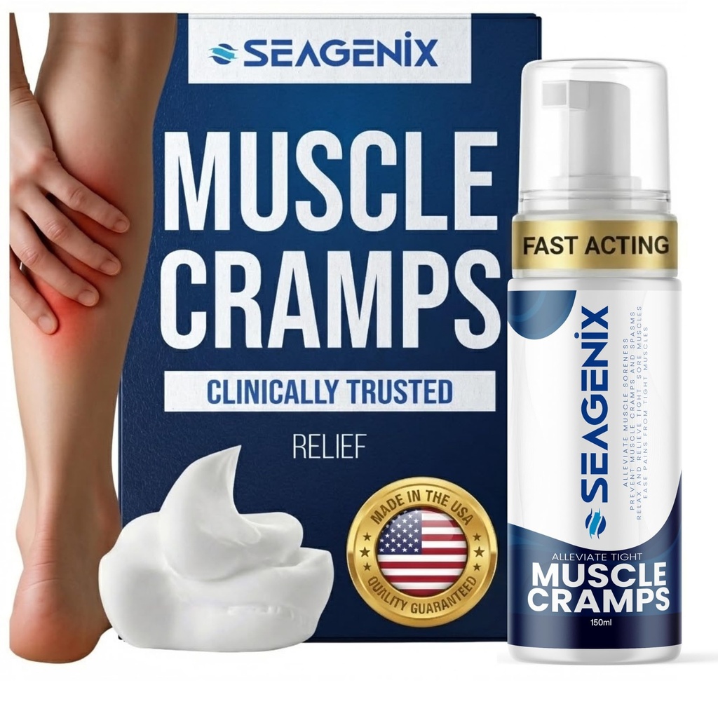 Rilievo per Crampe Muscolo Schiuma - Veloce Attivo per Spasmi e Soreness Gamba - Magnesio Sulfate - Stop Prevent Cramps - Tutto naturale Rehab Recupero - Gambe, Vitelli, Neck, Indietro, Dolore congiunto