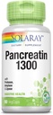 Pancréatine 1300 Solaray 90 Caps, 2 Pack