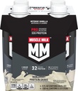 Shake de protéines de la série Lait Pro musculaire, Vanille intense, 4 Nombre