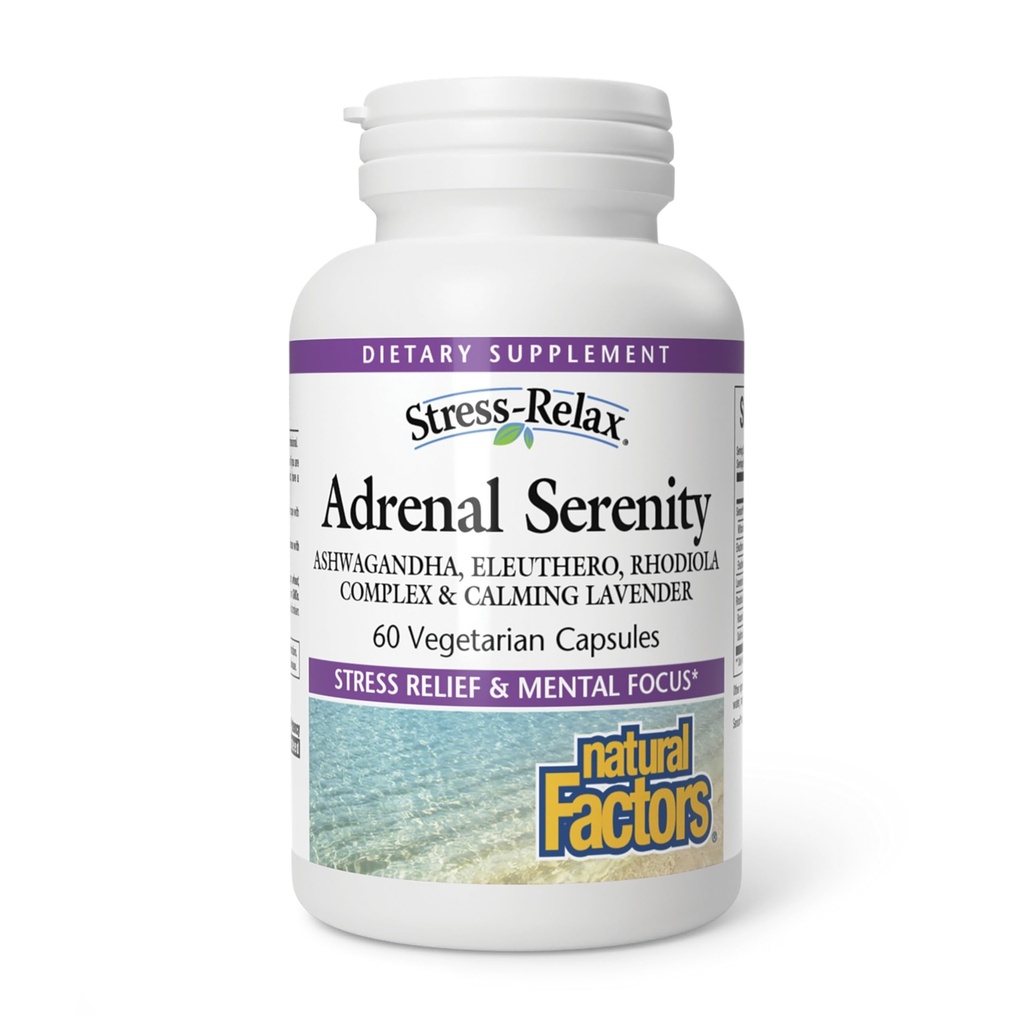 Fattori naturali STRESS-RELAX® Serenità surrenale, 60 capsule