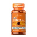 Puritan's Pride Premium LutigoldTM Lutein Carotenoid 6mg mit Zeaxanthin für Männer und Frauen, Nahrungsergänzung für Augengesundheit Unterstützung, 200 Rapid Release Softgels