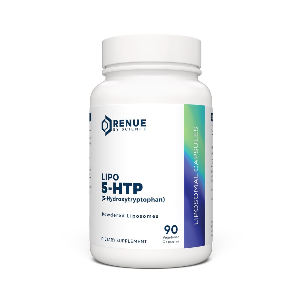 Renue By Science 5HTP | Liposomal 5 HTP Supplemento | 90 5-HTP Capsule - 75 mg 5-idrossitriptofano per Serve | Aminoacido Supplemento | Non-GMO | Realizzato negli Stati Uniti e Terzi Parti Testati