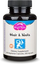 Dragon Herbs Hair and Nails | Tutti i supplementi naturali per sostenere capelli, unghie, invecchiamento sano e circolazione | Tutti gli ingredienti naturali, Non OGM (100 capsule, 500 mg per capsula)