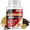 BEBEFEN Goldenseal Root Capsule 2000mg | Integratore di erbe tradizionali | Estratto concentrato | Vegetariano, Non OGM