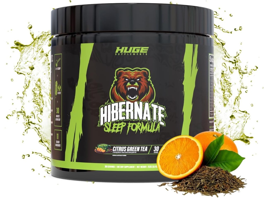 Integratore di sonno ibernato, Formula di recupero del sonno completo e ottimale, Relax & Swind, Include GABA, radice di valeriana, melatonina, 5-HTP & More (30 Serve)