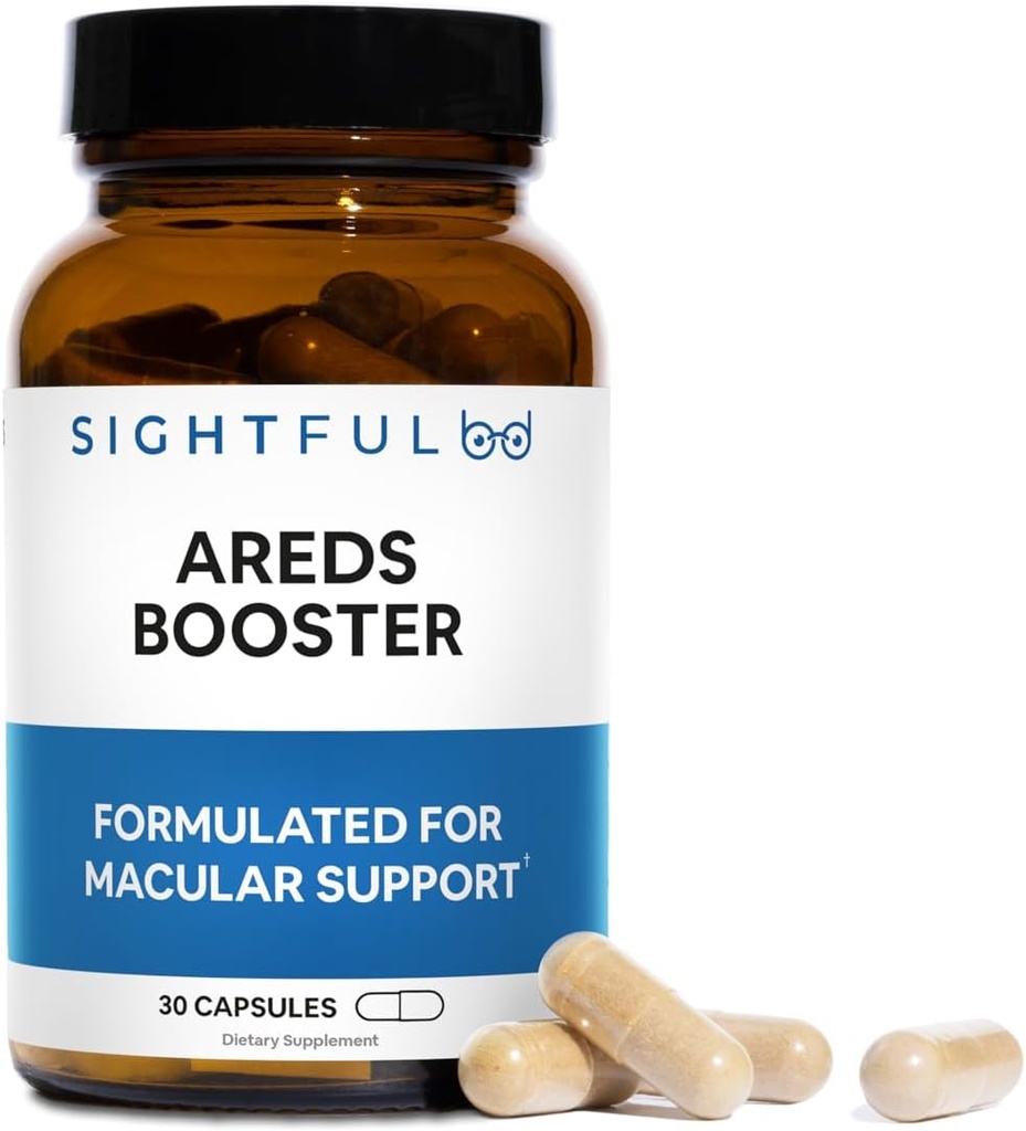 AREDS Booster Verschiedene Formel als AREDS 2 | Enthält Resveratrol, Quercetin, & Green Tea Extract | Antioxidantien | 30 Count