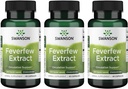 Swanson Feverfew Extract 500 Milligrammes 60 Capsules (3 Pack)