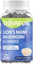 Lion's Mane Mushroom Gummis – 1000mg für Fokus & Kognitive Unterstützung, Vegetarisch & Glutenfrei, Mischbeeren Flavor, 60 Count