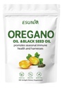 Oregano Softgels, Oregano Öl mit schwarzem Seed Öl fördert Saisonale Immungesundheit und Harnesses, Oregano Ölergänzung Kapseln, Non-GMO, Glutenfrei, 300 Softgel Kapseln Nahrungsergänzungsmittel