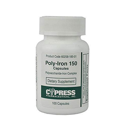 Poly-Iron 150 Capsules se compare à Niferex 150, 100 ea