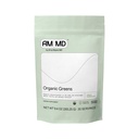 Amy Myers MD Organic Greens Powder - Unterstützt Energie & Gut Gesundheit - USDA Organic Superfood Blend mit Spirulina, Chlorella, Gerste Grass - 270g (30 Servierungen)