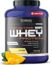 Ultimate Nutrition Prostar Whey Protein Powder Isolate, Mango - Low Carb, High Protein Shake für Muskelaufbau & Recovery - Low Sodium, Low-Fat & Keto Friendly - 5,28 lbs Tub