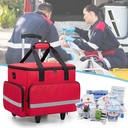 CURMIO Sac médical roulant avec roues