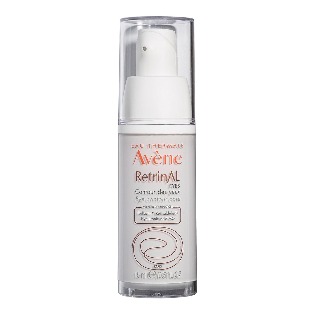 Avène Retrinal EYES Advanced 3-In-1 Augencreme, Retininale Augencreme, Powered by Retinaldehyd & Hyaluronsäure, Hilft glatten Falten, minimiert Unter-Augen-Puffiness & dunkle Kreise, Augencreme Anti-Aging