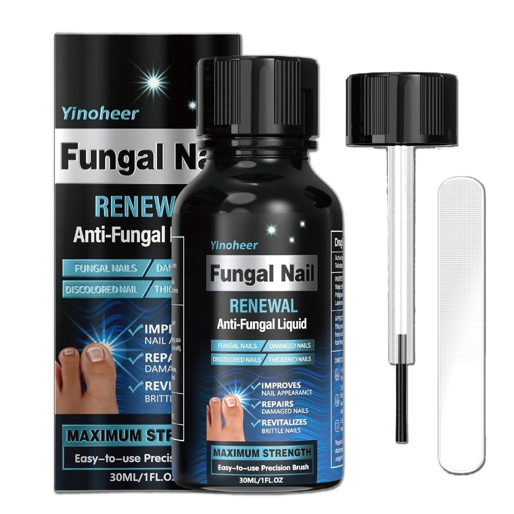 Nagelpilzbehandlung, Nagelpilzbehandlung für Nagel, Nagelreparaturlösung, Fingernägel Erneuerbare Flüssigkeit für beschädigte und verfärbende Nail, Nagelpilzbehandlung, sicher und gesund - 30ML (1 FLOZ)