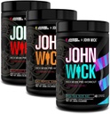 Jacked Factory X John Wick - Wick Mode Pre Workout Powder - Intense Energy, Battle-Ready Focus, Unstoppable Commitment und Sheer Will - 120 Servings (3-Pack)