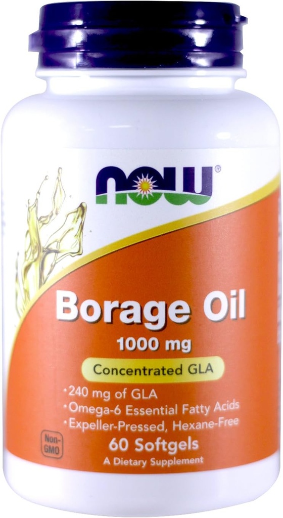Olio di Borage 1000mg, 60 Softgels (Pacchetto di 2)