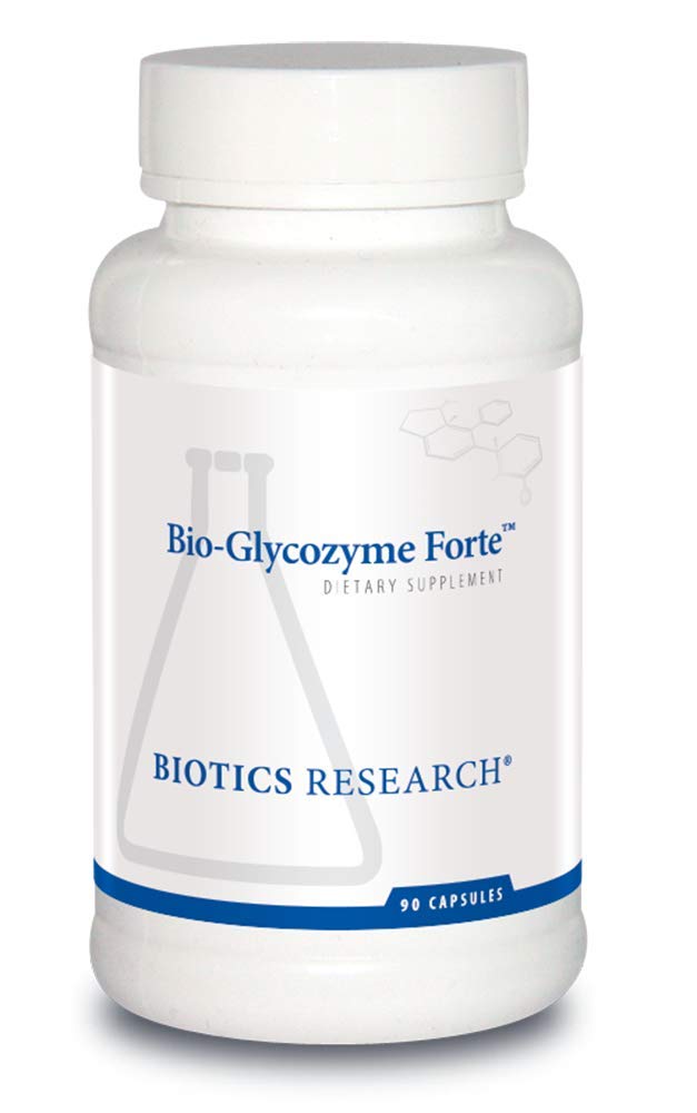 Biotics Research Bio Glycozyme Forte Multivitamin für Glykolytische Unterstützung, Vanadium, Zink, Chrom, Manganese, Inositol, Katalase, Gesunde Stoffwechsel und Homocystein 90 Kapseln