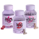Lemme Burn, Debloat & Focus Bundle.com Métabolisme & Fat Burning + Bloating & Gas Relief Capsules + Focus & Cerveau Santé Gummies.com sans gluten, non-OGM.