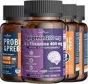 100 milliards de probiotiques pour la santé Gut & Immune, Apigenin 200mg avec L-Theanine 400mg pour la relaxation et le soutien du stress