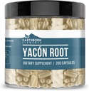 Elementi terrestri Yacon Root (200 capsule), Pure & Undiluted, No Additivi