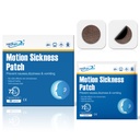 32ct Motion Sickness Patches – Sea Sickness Patches per Crociera, Auto, Aereo e Altri Viaggi – Non-Drowsy, Efficace, dura 72 ore