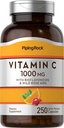 Piping Rock Vitamin C 1000mg | 250 capsule | con bioflavonoidi e rosa HIPS | Supplemento per le donne e gli uomini | Non OGM, senza glutine