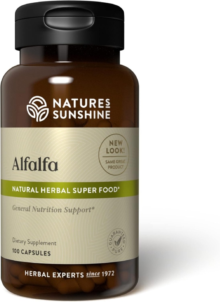 Natura Sunshine Alfalfa, 100 capsule
