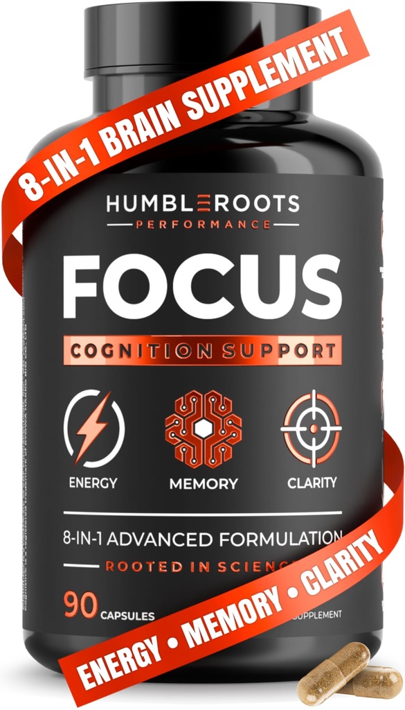 Supplément de Focus avancé Nootropic Cerveau Suppléments pour la mémoire et le focus.