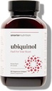 SMARTERNUTRITION Ubiquinol 100mg + Natural Plant-Based Complete Omega 3 6 9 - Clinically Studied Ahiflower® Oil - Ultra Absorption CoQ10 for Heart Support - Non-GMO - 60 Softgels[30-Day Supply]