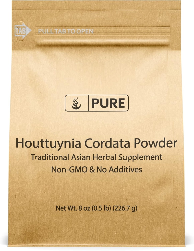 Pure Original Zutaten Houttuynia Cordata (8oz) Traditionelle asiatische Kräuterergänzung, Fisch Minze, Herz Blatt