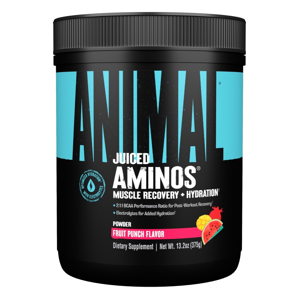 Tiersäftige Aminosäuren - BCAA Pulver EAA Matrix Plus Hydration mit Elektrolyten und Meersalz jederzeit Erholung und Verbesserung der Leistung, Frucht-Punch-Flamvor, 30 Servierungen