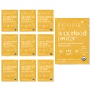 Boobie Body Superfood Protein Shake für Mütter, Schwangerschaft und Schnürung Unterstützung Protein Pulver zur Erhöhung der Milchversorgung, Probiotika, Organic, Dairy-Free, Gluten-Free Vegan Vanilla Cookie Single Srv 10pk