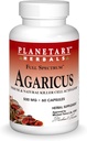 Planetary Kräuter Agaricus Extrakt Volle Spectrum Kapseln, 500 mg, 60 Count