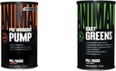 Pompa animale Preallenamento Greens, Probiotici e Digestione Supplemento 30 Conte Bundle