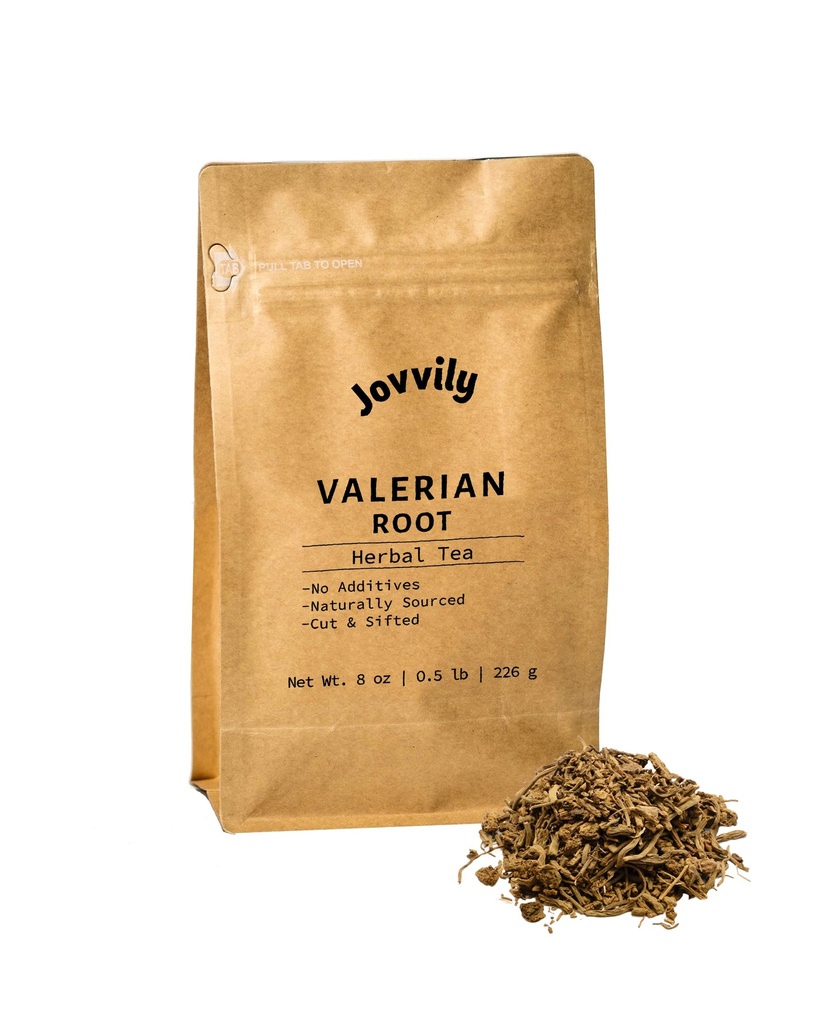 Racine de valériane - 8 oz - Découpé et tamisé - Thé à base de plantes - Pas de remplissage ou d'additifs