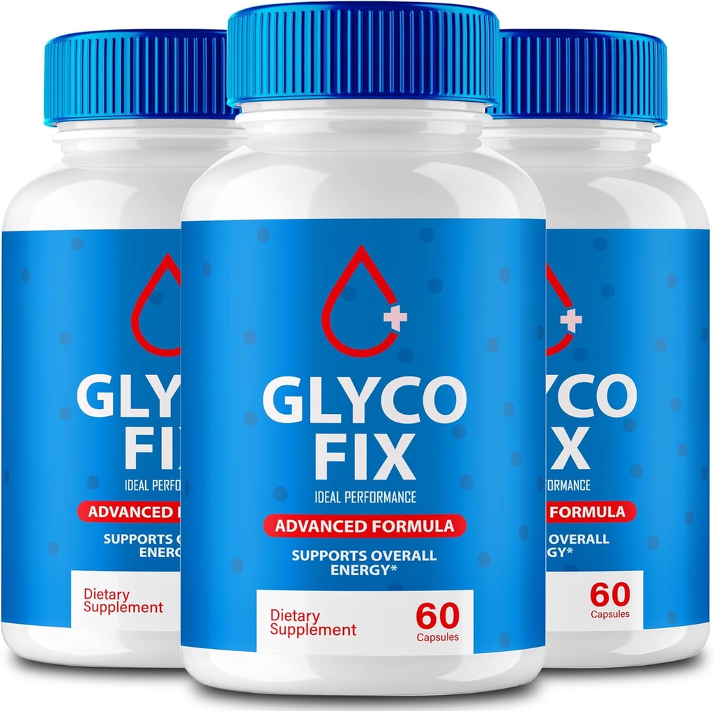 IDEAL PERFORMANCE Glycofix Kapseln, Glycofix Unterstützung Ergänzung Pillen - Maximale Stärke, GlycoFix Gesundheit & Wellness Kapseln, GlycoFix Alle natürlichen Formel, GlycoFix Kapseln Bewertungen (3 Pack)