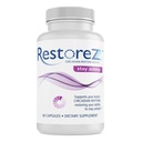 RestoreZ Stay Asleep (60 capsule) Integratore naturale del sonno - Mantenere il sonno a lungo riposo durante la notte - Non-Habit Forming Sleep Aid
