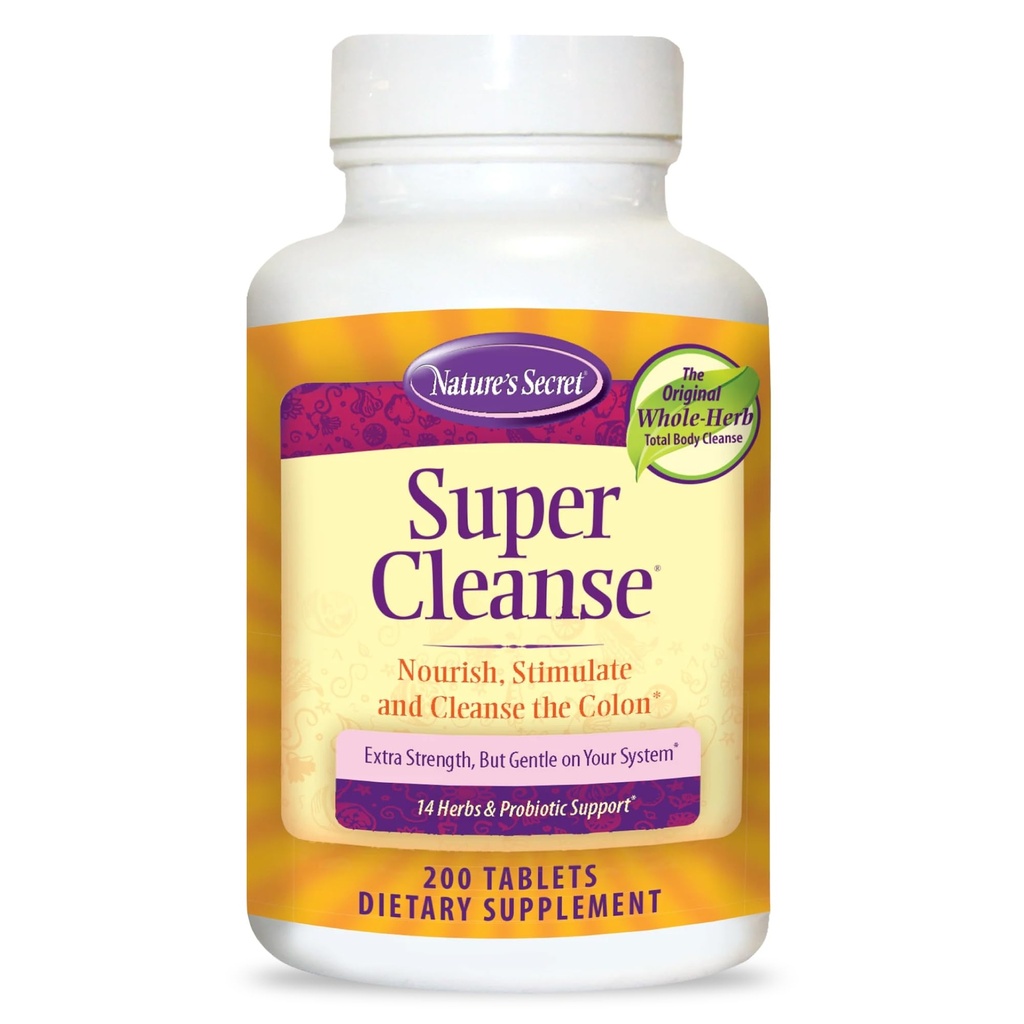Nature's Secret - Super Cleanse, 200 compresse