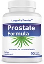 Formule de Prostate Longevity avec extrait de Palmetto de scie normalisé, résille supplémentaire pour la santé de la prostate et la prévention de la perte de cheveux