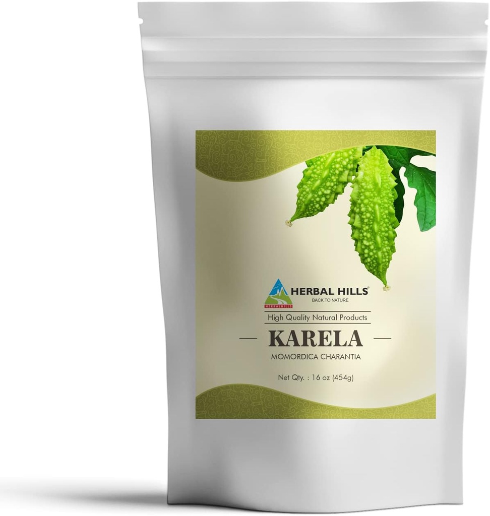 HERBAL HILLS Melon/Bitter Gourd/Karela Poudre (Momordica Charantia)