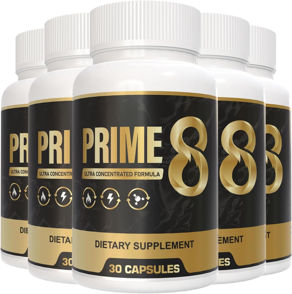 PRIME 8 100% Authentic Original | Prime8 Offizielle Formel (5 Pack) für 150 Tage